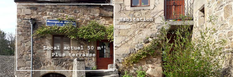 Façade du local actuel (50 m²)